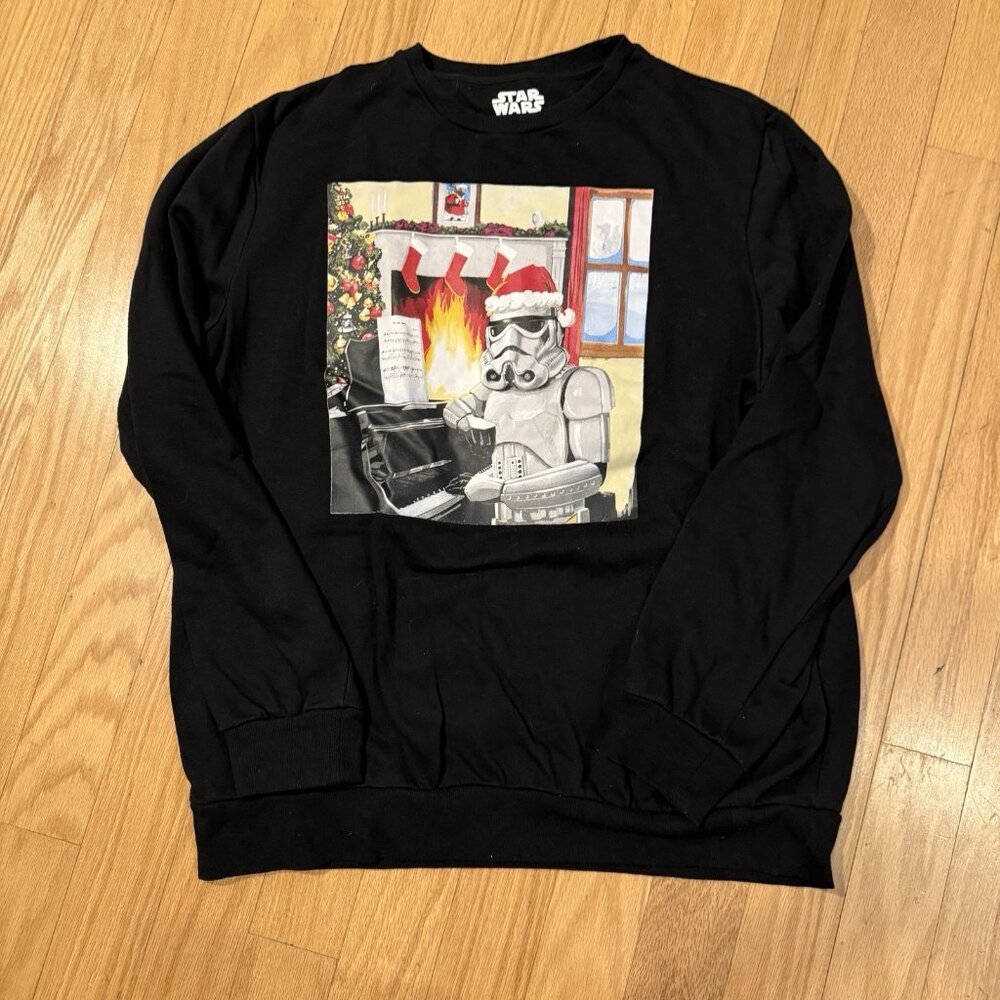 Star Wars 2XL Black Storm Stroopers Ugly Christmas Holiday Sweater